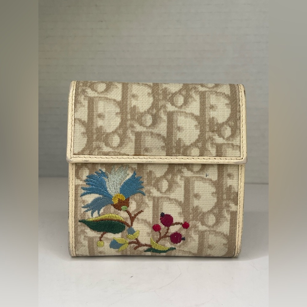 Christian Dior Trotter trifold wallet
